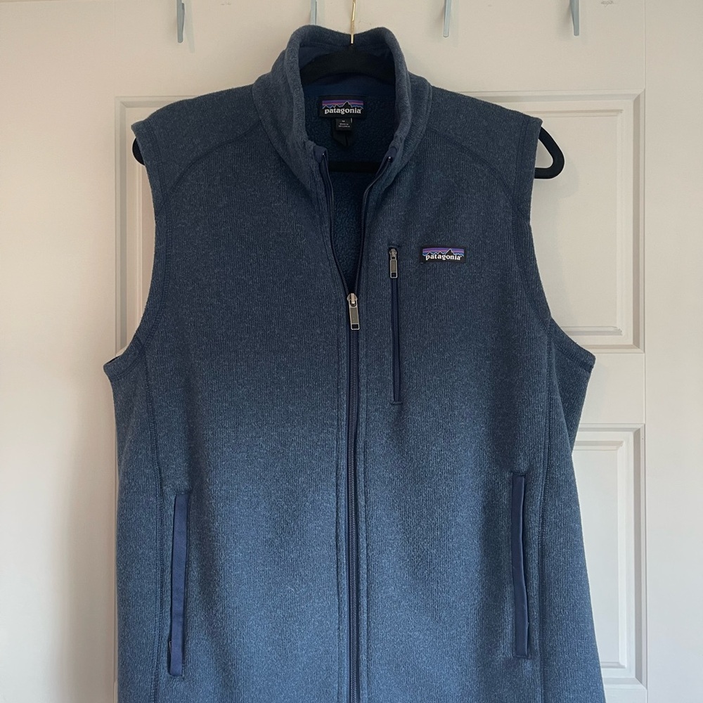 Patagonia Navy Fleece Vest